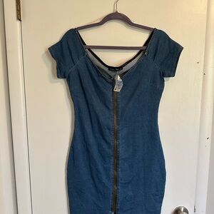 Blue Denim Dress